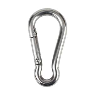 5 PCs Carabeaner Hook Screw Lock Carabiner Clips for Spring Snap Keychain  Clip Gate