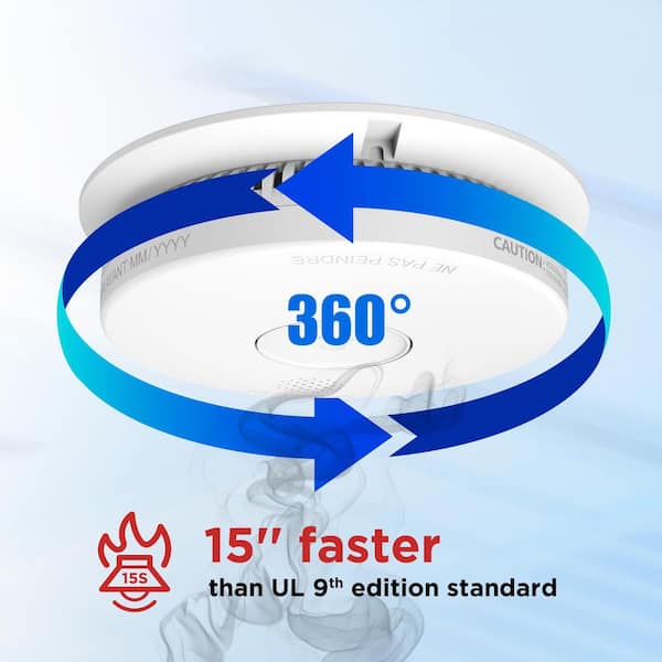 AC Hardwired Interconnect Photoelectric Smoke Alarm with Hush™ P12040 AC Hardwired Interconnect Photoelectric Smoke Alarm with Hush™ P12040
