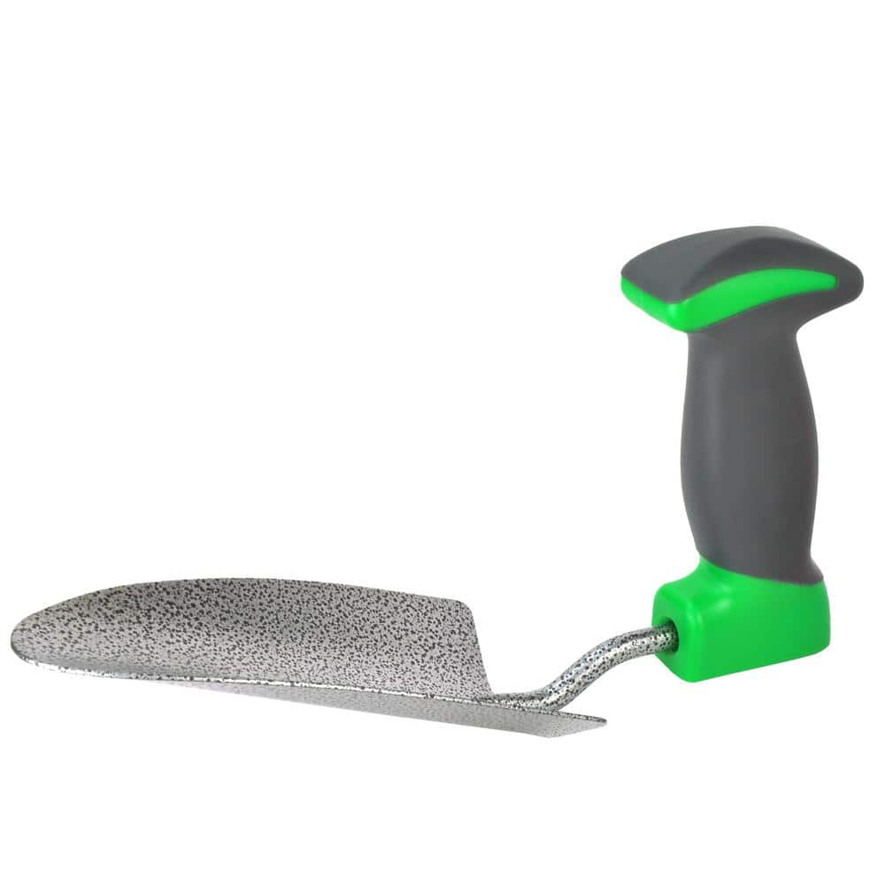 Ergonomic Green and Gray 3-Piece Garden Tool Set