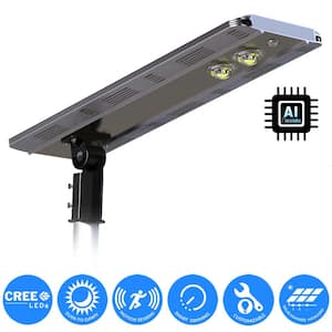 Solar Power SMART LED Street Light for Commercial and Residential Parking Lots, Bike Paths, Walkways, Courtyard