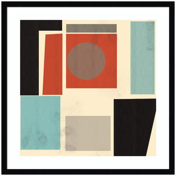 Svelte "Geometric Harmony" by The Miuus Studio Abstract Framed Art Print 25 in. x 25 in.