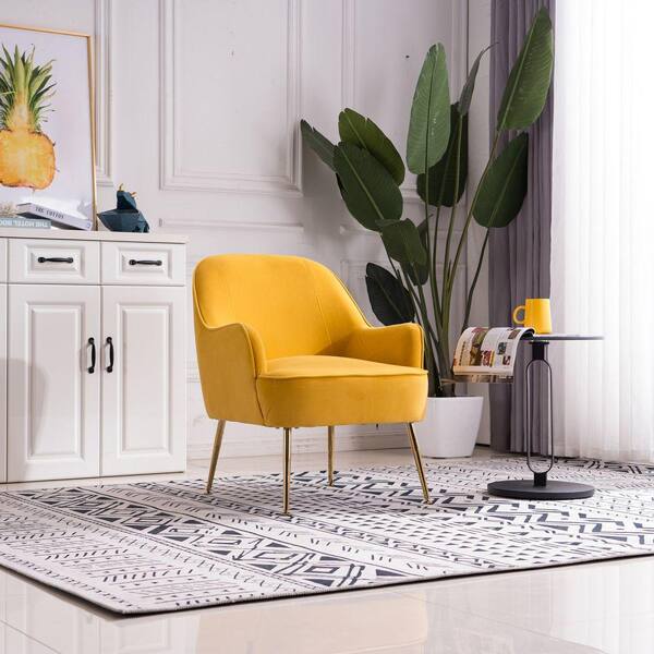 dressing table chair yellow