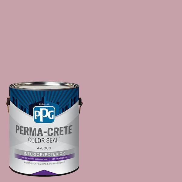 Perma-Crete Color Seal 1 gal. PPG1049-4 Lighthearted Rose Satin Interior/Exterior Concrete Stain