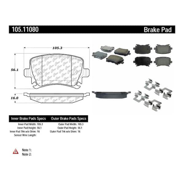 Centric Parts Disc Brake Pad Set