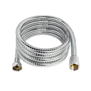 72 in. (6 ft.) Premium Stainless Steel (SS304) Shower Hose with Brass Fittings and EPDM Inner Hose in Polished Chrome