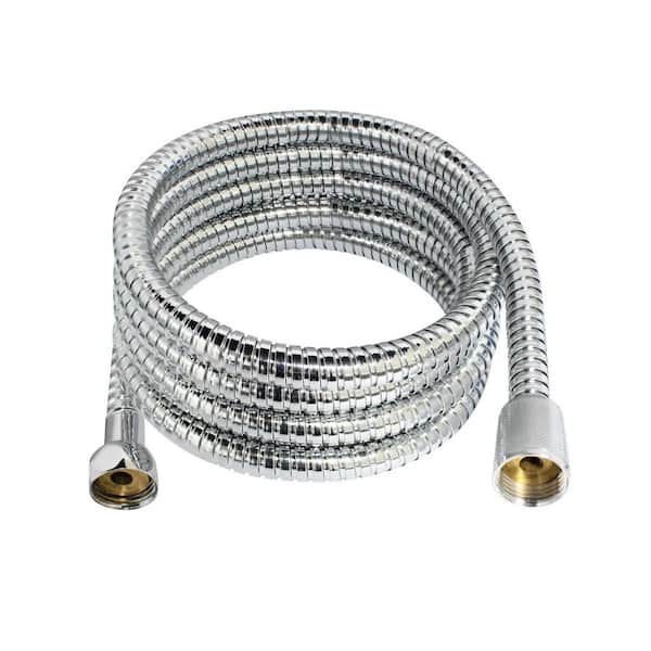 MODONA 100 in. (8.5 ft.) Premium Stainless Steel (SS304) Shower Hose with Brass Fittings and EPDM Inner Hose