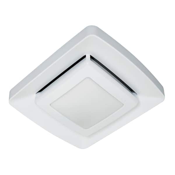 Broan Nutone Quick Installation Bathroom Exhaust Fan Grille Cover With Led Fg500ns - How To Remove And Clean Broan Bathroom Fan Cover