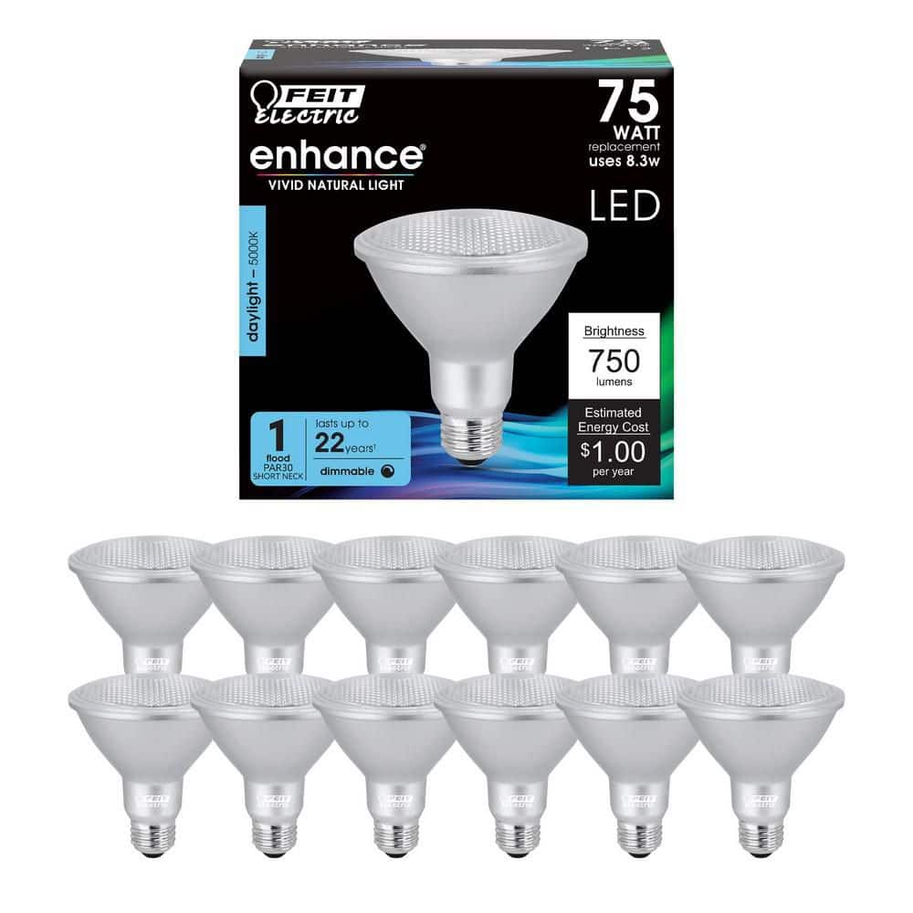 Feit Electric 75-Watt Equivalent PAR30 Short Neck Dimmable CEC