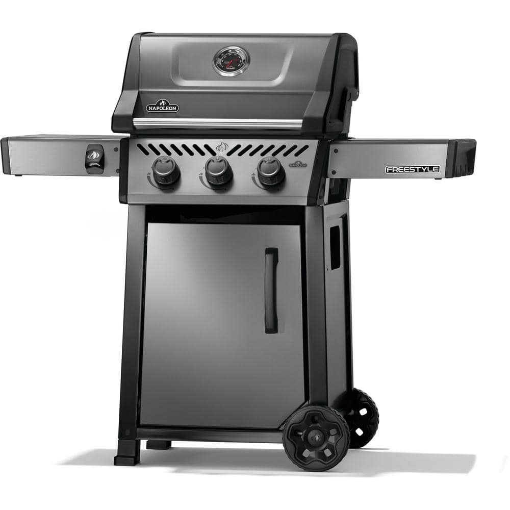 Napoleon Freestyle 365 Graphite Grey Propane Gas Grill with Stainless Steel Burners