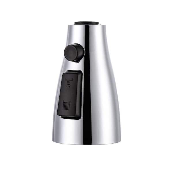 VEVETTA 3 Functions Sprayed Pull Down Kitchen Faucet Spray Replacement with Adapters in Polished Chrome