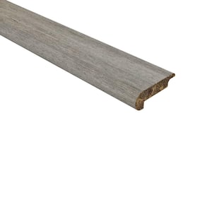 Strand Woven Bamboo Berkeley 0.438 in. Thick x 2.17 in. Wide x 72 in. Length Bamboo Overlap Stair Nose Molding