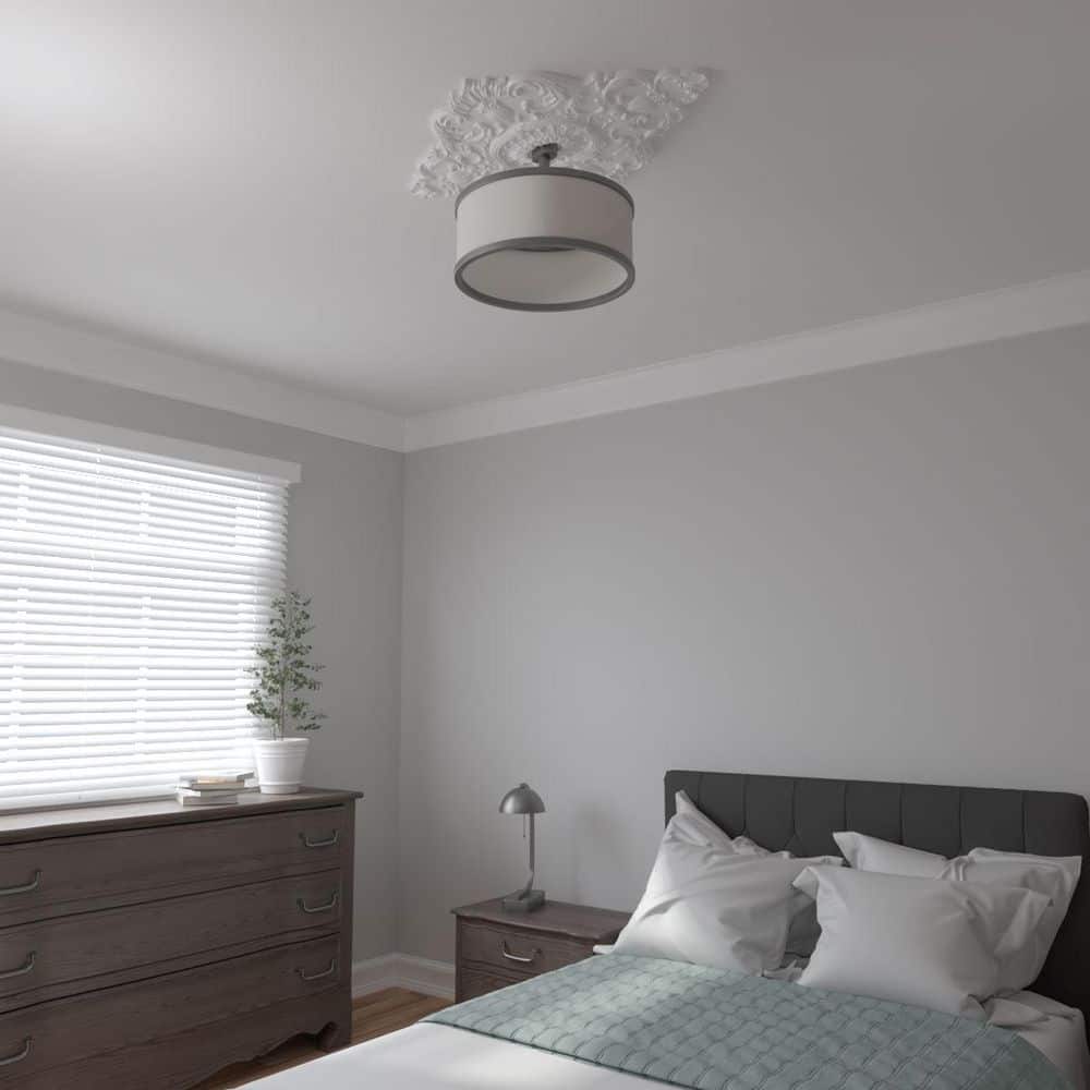 Ashford Primed Ornate Urethane Ceiling Medallion