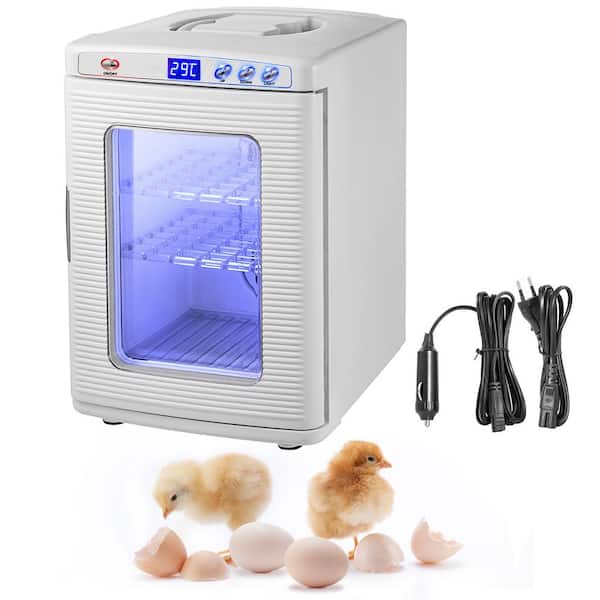 VEVOR Reptile Incubator 13 in. x 15 in. x 19 in. Digital Cooling, Heating Reptile Egg Incubator for Reptiles, White Greenhouse