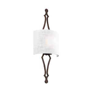Tilling 1-Light Weathered Iron Wall Sconce