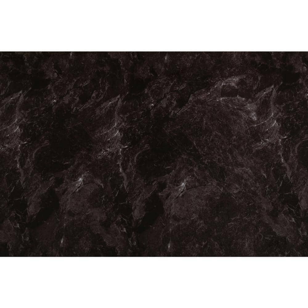 Patina Marble Charcoal Vinyl Strippable Roll (Covers 26.6 sq. ft.)