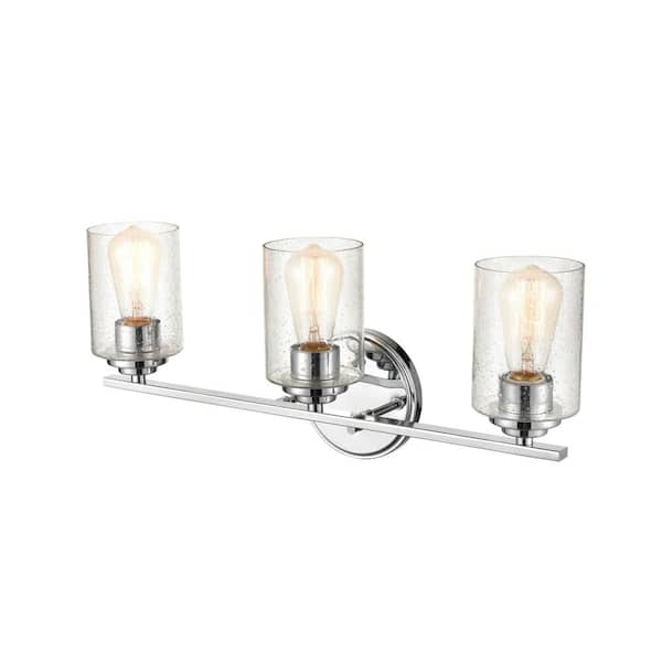 Millennium Lighting 22 in. 3-Light Chrome Vanity Light 3683-CH