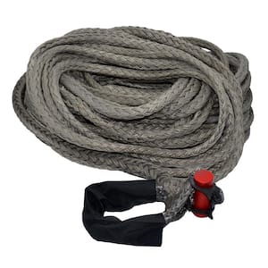 9/16 in. x 125 ft. Synthetic Winch Line with Integrated Shackle