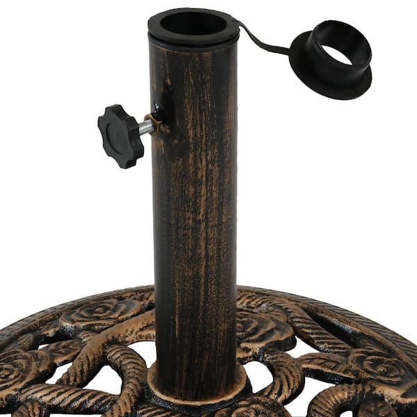 【a.depeche 】IRON UMBRELLA STAND(S) Gardenised 1-Umbrella Black/Iron Metal Umbrella Stand