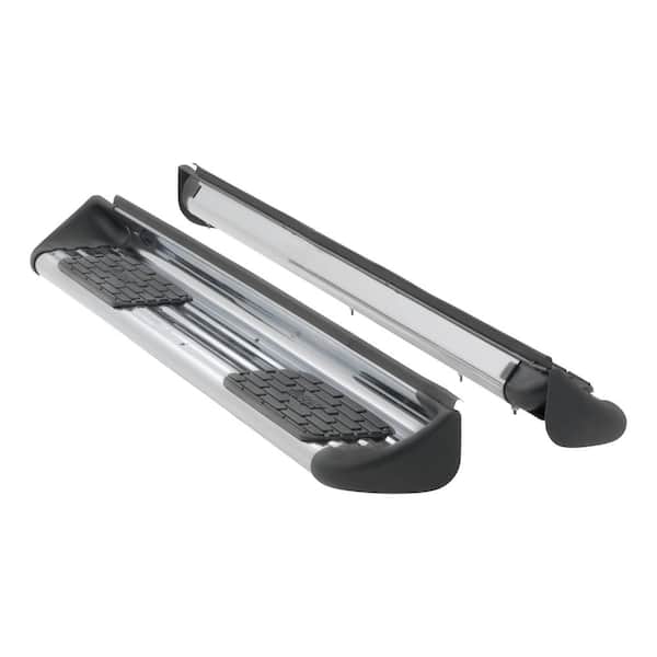 Polished Stainless Steel Side Entry Steps Truck Running Boards, Select Ford F-150 Super Cab