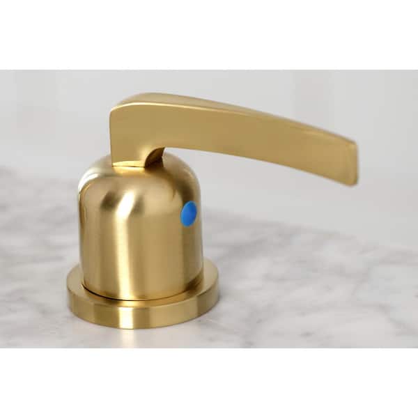 Centurion 8 in. Widespread 2-Handle Bathroom Faucet in Brushed Brass