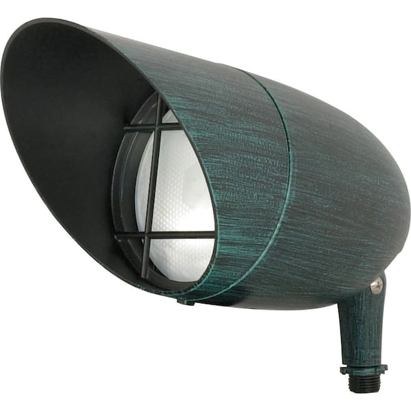 SATCO 150-Watt Halogen Antique Verdi Outdoor Area Light