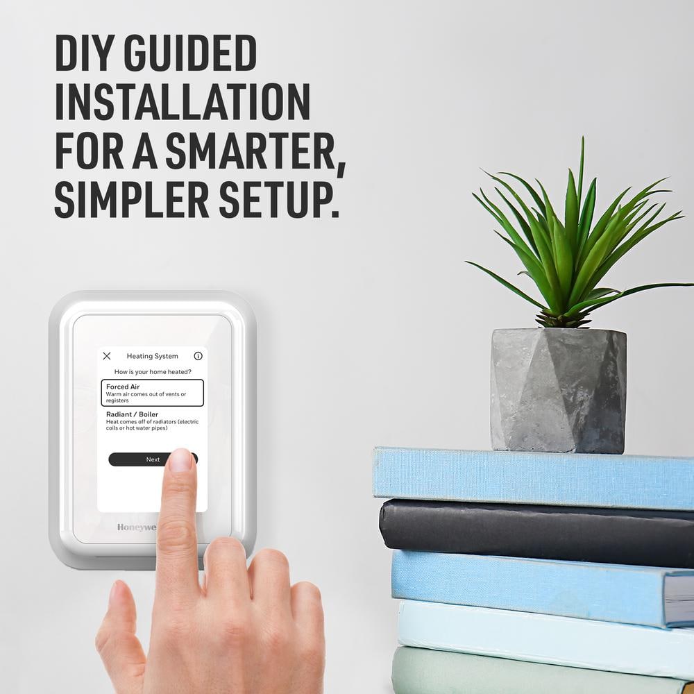Honeywell White Smart Programmable Touchscreen Wi-Fi Thermostat