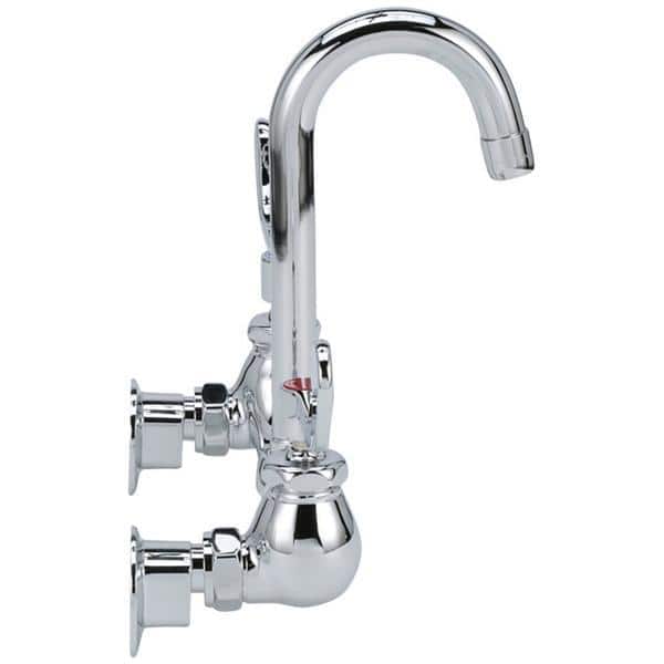 Aquasense 8 in. Centerset 2-Handle Service Sink Faucet in Chrome Aquasense 8 in. Centerset 2-Handle Service Sink Faucet in Chrome