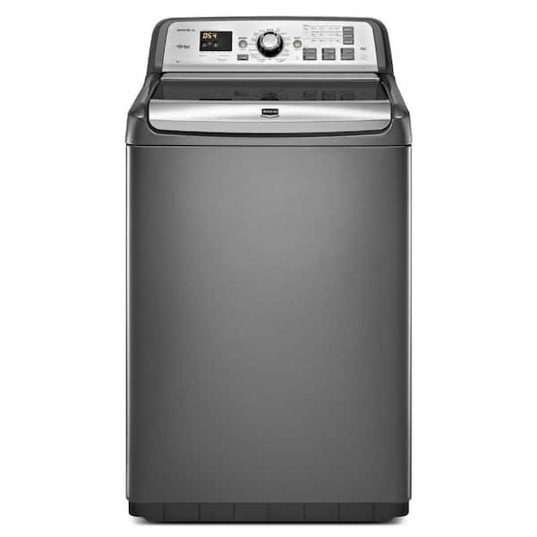 Maytag Bravos XL 4.8 cu. ft. High-Efficiency Top Load Washer with Steam in Granite, ENERGY STAR