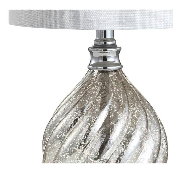 Jonathan Y Lawrence 20 5 In Mercury, Camille Mosaic Glass Table Lamp
