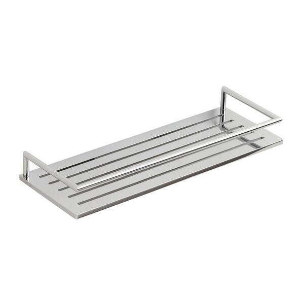 Ginger Surface 12 in. W Shower Shelf in Polished Chrome