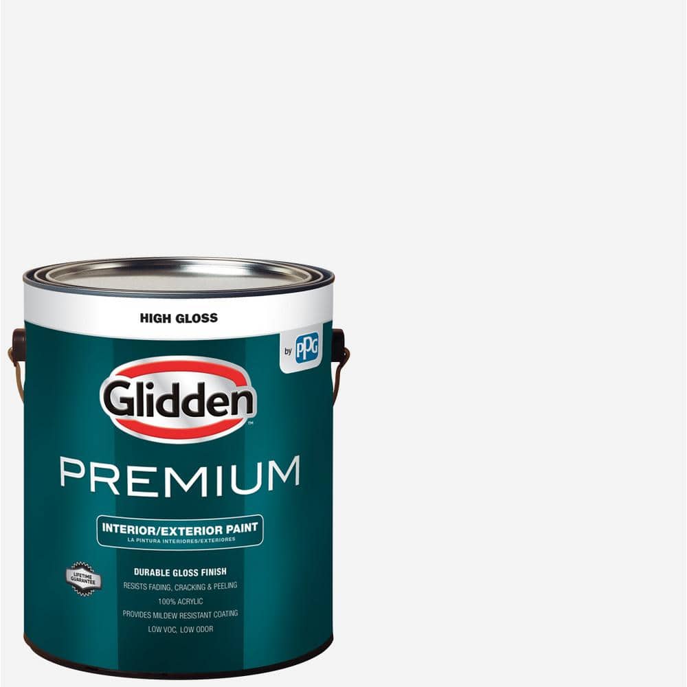 Glidden Premium 1 gal. HighGloss Interior and Exterior Paint GL711101