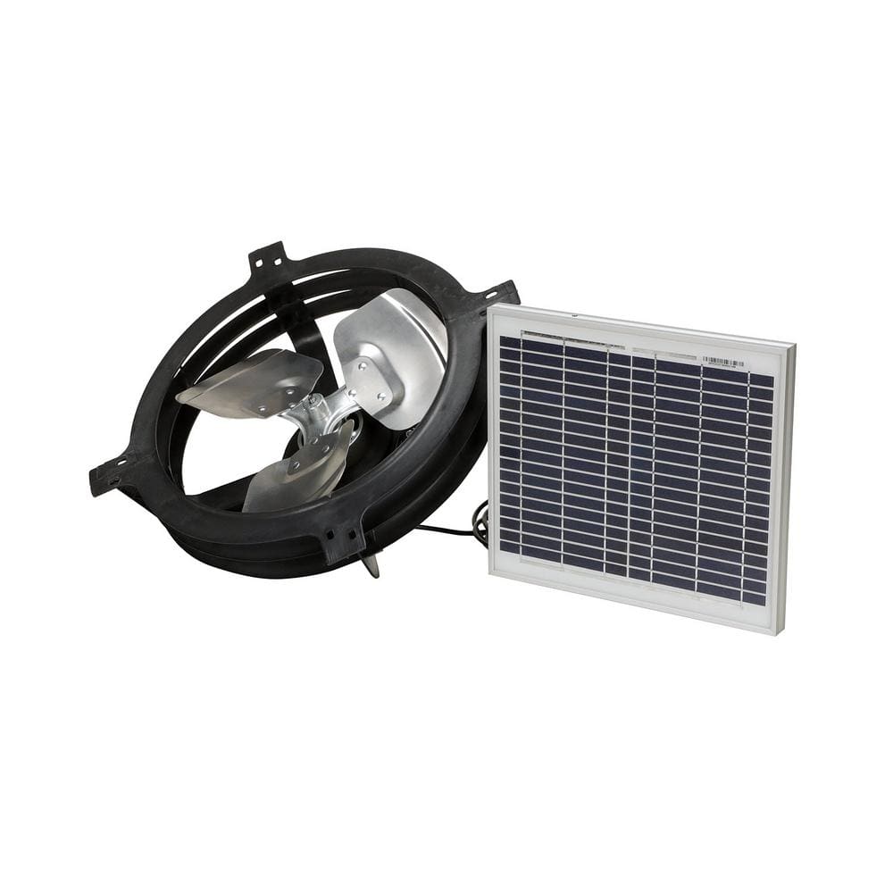 800 CFM Solar Powered Roof Mount Gable Fan