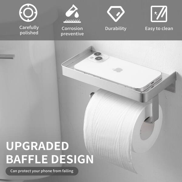 Amazon.com: Self-Adhesive Toilet Paper Roll Holder - Wall