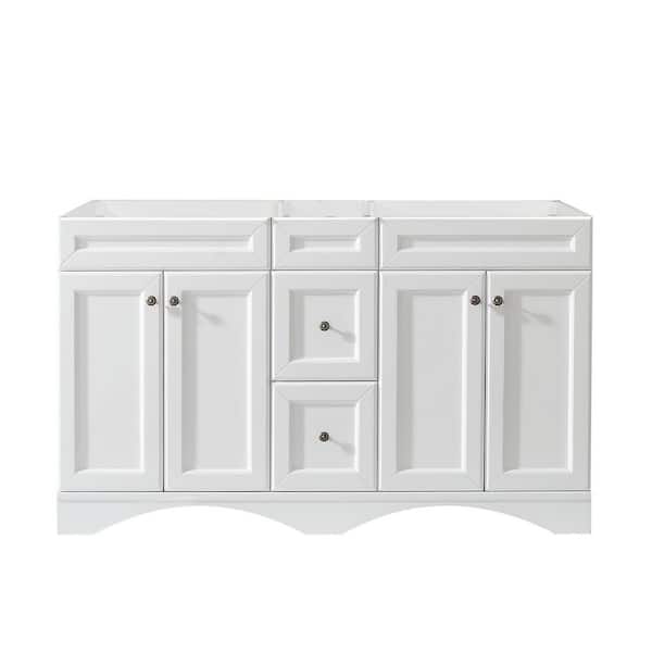 Virtu USA Talisa 60 in. W Bath Vanity Cabinet Only in White