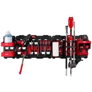 Packout Shop Storage 12-Piece Kit with M12 Battery Rack