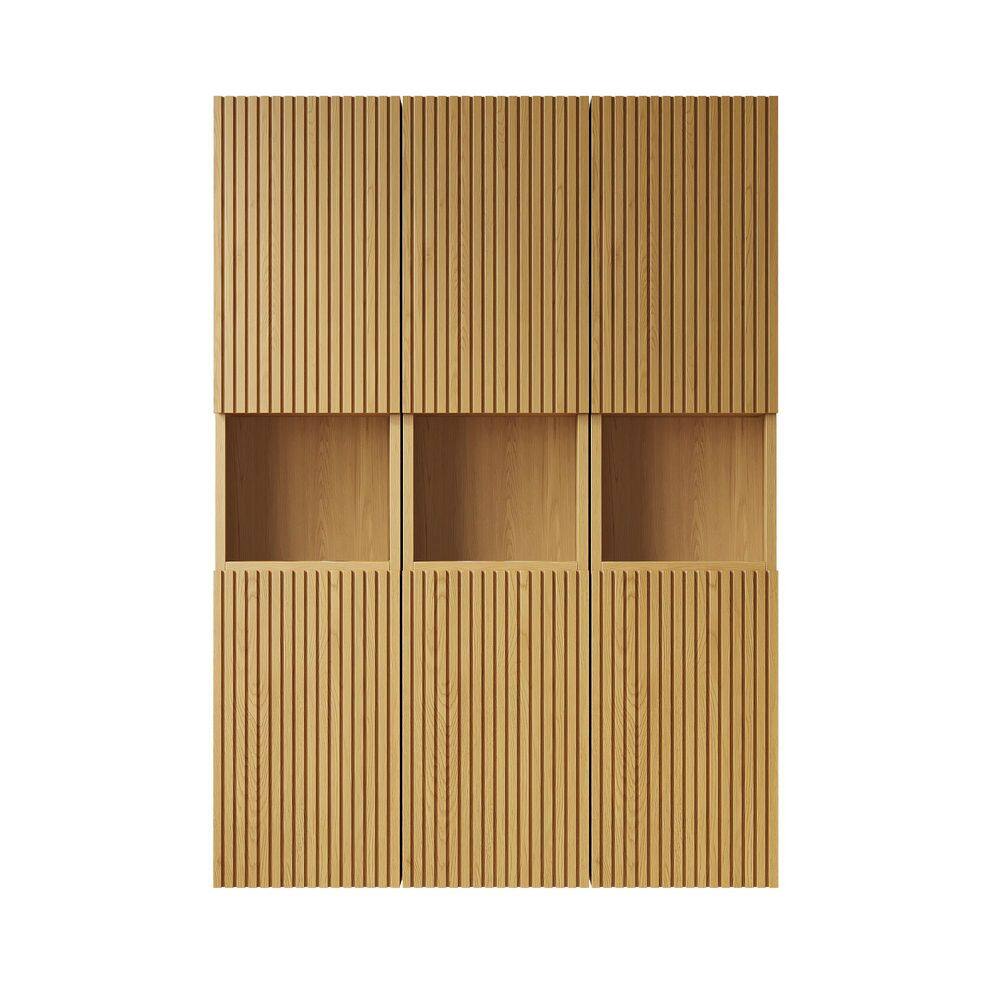 41 in. W x 12 in. D x 59 in. H Bathroom Storage Wall Cabinet in Oak price history on PriceWatchPro
