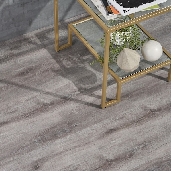 Universal Rigid Click LVT Flooring Glazed Ash