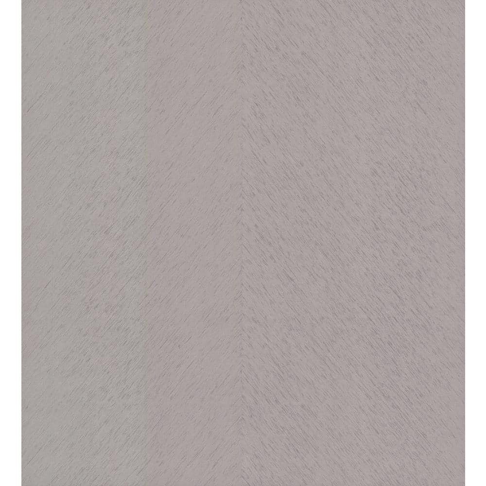 Gray Etched Chevron Non-Pasted Washable Wallpaper Roll