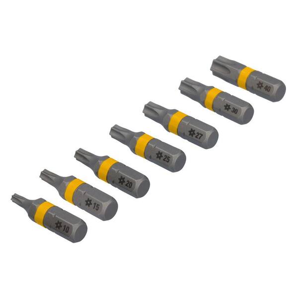 Bettomshin 10Pcs T10 Magnetic Torx Screwdriver Bits, 1/4 Inch Hex Shank 6-inch Length S2 Security Tamper Proof Screw Driver Kit Tools