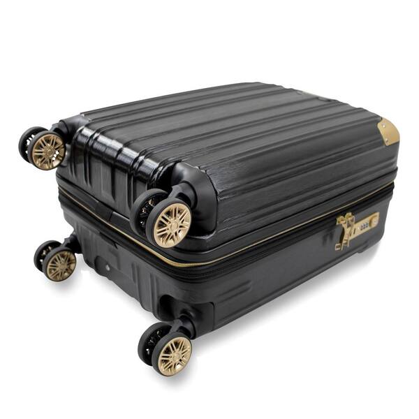 American Green Travel Melrose S 2-Piece Black Carry-On Weekender