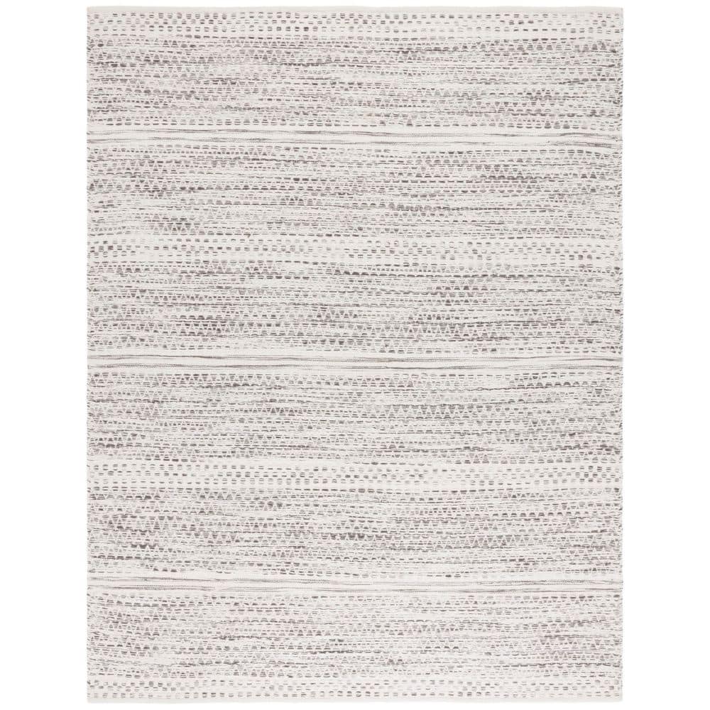 Kilim 8 ft. x 10 ft. Ivory/Brown Chevron Striped Area Rug price history on PriceWatchPro