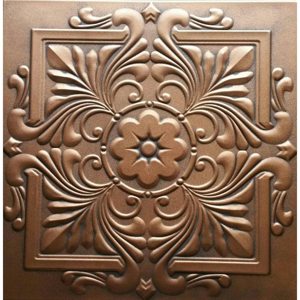 EUROPE R39W Victorian Glue-Up Styrofoam Ceiling Tiles - Easy DIY Home Decor (White)