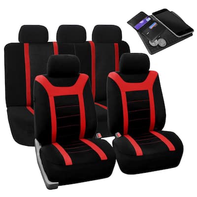 AutoTrends Truck Heavy Duty Seat & Headrest Cover Set for Back