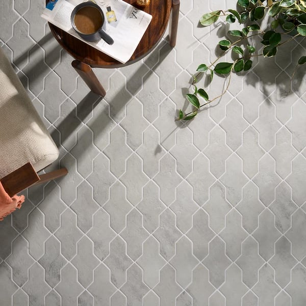 Ivy Hill Tile Tripoli Cruz Dove Gray 4.84 in. x 8.46 in 