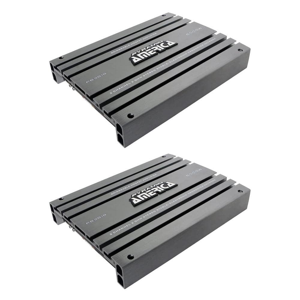 5000 Watt 2-Channel Bridgeable MOSFET Power Amplifier (2-Pack) price history on PriceWatchPro
