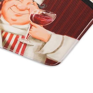 Wine Tasting Chef Rectangle Kitchen Mat 22in.x 35in.