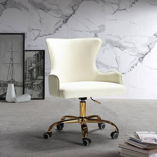 Alex Velvet Task Home Office Desk Chair Tufted Padded Adjustable Swivel