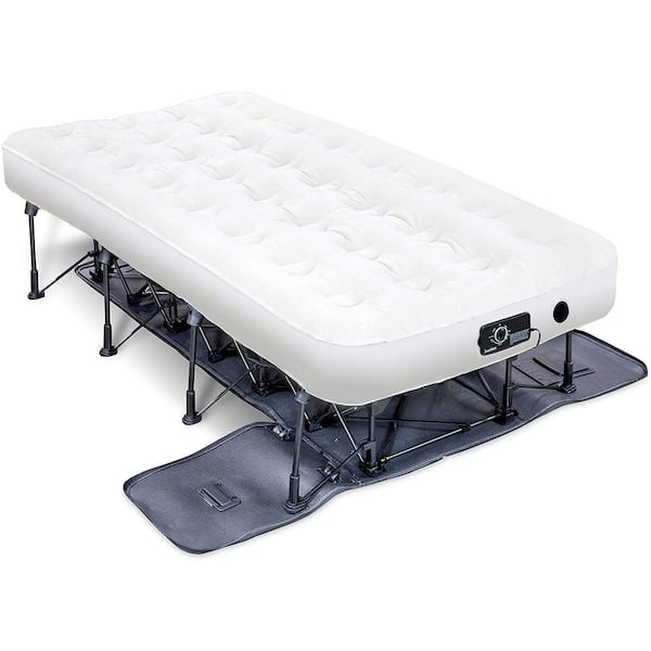 Ivation EZ-Bed 7 in. Twin Size Air Mattress with Built In Pump, Easy Inflatable Mattress