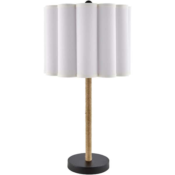 Dinnan DIN-002 24 in. H x 13 in. W x 13 in. D Accent Table Lamp, Beige