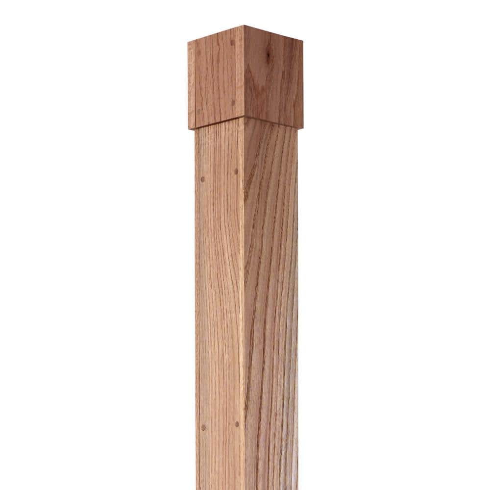 5.625 in. D x 5.6875 in. W x 104 in. L Unfinished Rustic Red Oak Lally Column Wrap price history on PriceWatchPro